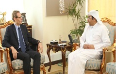 Dr Ali Al Marri met the Belgium Ambassador