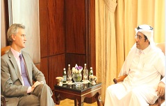 Dr. Al-Marri met Ambassador of the Kingdom of Spain to the State of Qatar