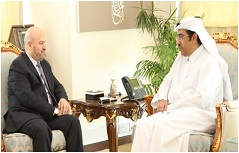 Dr. Al Marri met the Ambassador of Syria