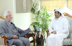 Al Marri met the Ambassador of the Republic of Croatia to the State