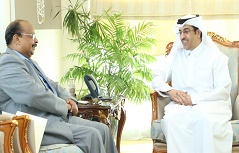 Dr. Al Marri met the Eritrean Ambassador