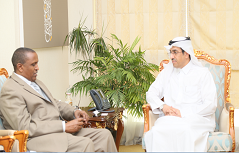 Dr. Al Marri met the Kenyan Ambassador to the state