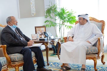 Dr. Al-Marri met the Sudanese ambassador