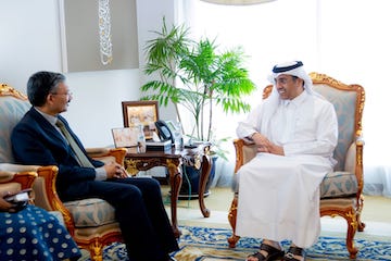 Dr. Al-Marri met with the Indian ambassador