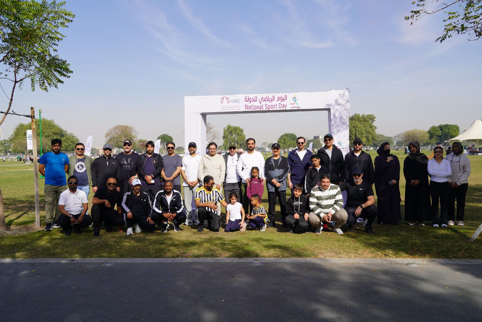 اللجنة الوطنية لحقوق الإنسان تشارك في اليوم الرياضي.. مريم العطية:  اليوم الرياضي نموذج وطني لترسيخ الحق في  الصحة وحقوق الإنسان الأساسية